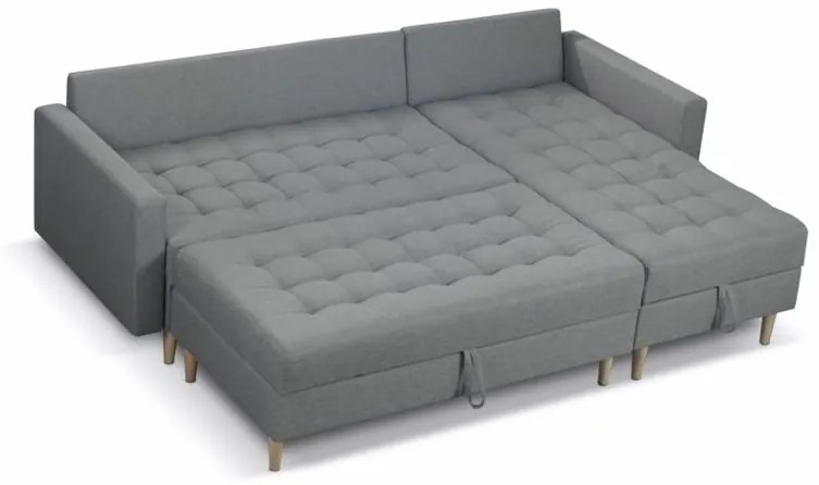 Furniture Sobczak Rohová sedacia súprava Pires s taburetom - Zelená