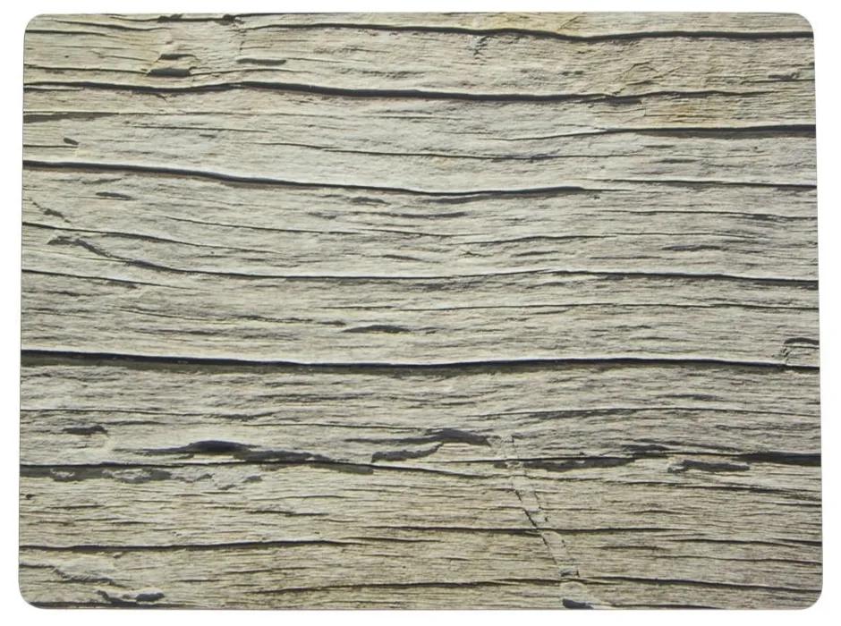 4ks pevné korkové prestieranie staré drevo Old wood - 30 * 40 * 0,4 cm