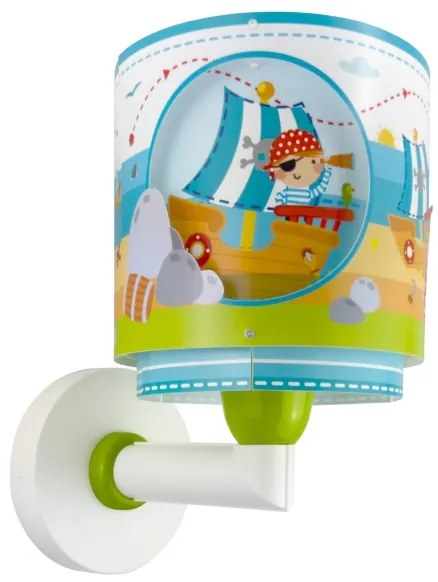 Dalber 60659 - Detské nástenné svietidlo PIRATE ISLAND 1xE27/15W/230V