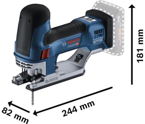 Aku priamočiara píla Bosch Professional GST 18V-155 SC bez aku a nabíjačky, vrátane L-BOXX 136