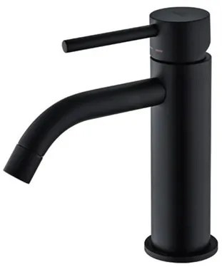 Umývadlová batéria Paffoni Light s výpusťou čierny mat LIG075NO