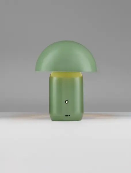 Dizajnová stojaca lampa Pois Zelená