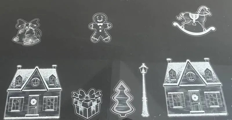 DECOLED Dekorativní polep do oken A4 ulice