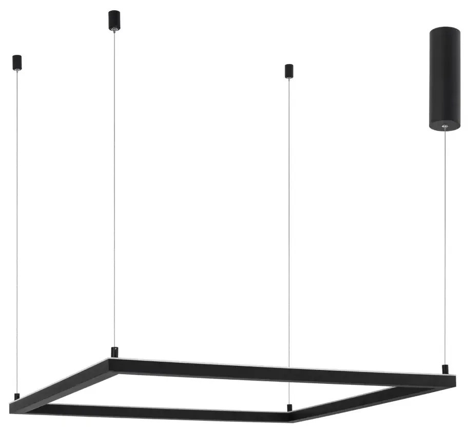 LED luster Eterna 75 čierne