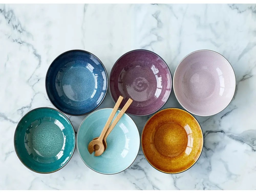 Zelená/čierna misa z kameniny ø 30 cm Gastro Green/Black – Bitz