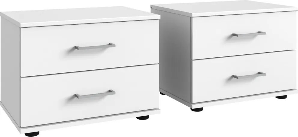 Set nočných stolíkov (2 ks) Cheep, biele