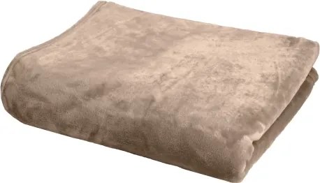 Flanelová deka Cashmere Touch 150x200 cm, béžová%