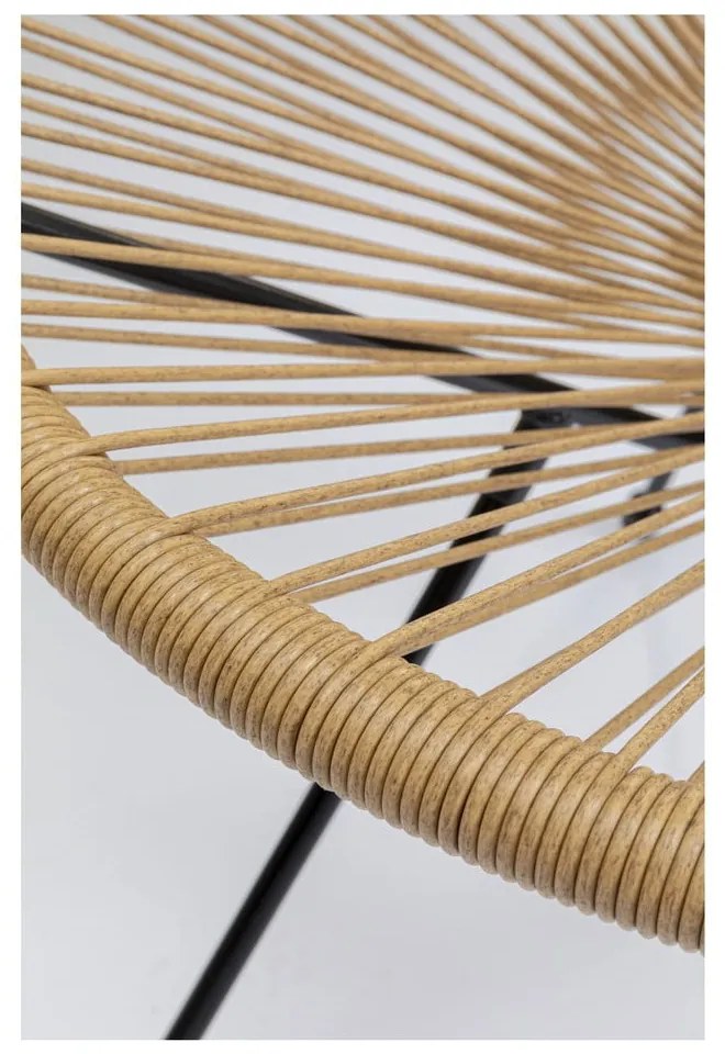 Svetlohnedé kreslo Kare Design Acapulco