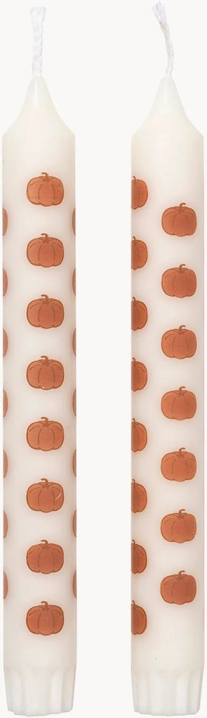 Dlhé sviečky Pumpkin, 2 ks