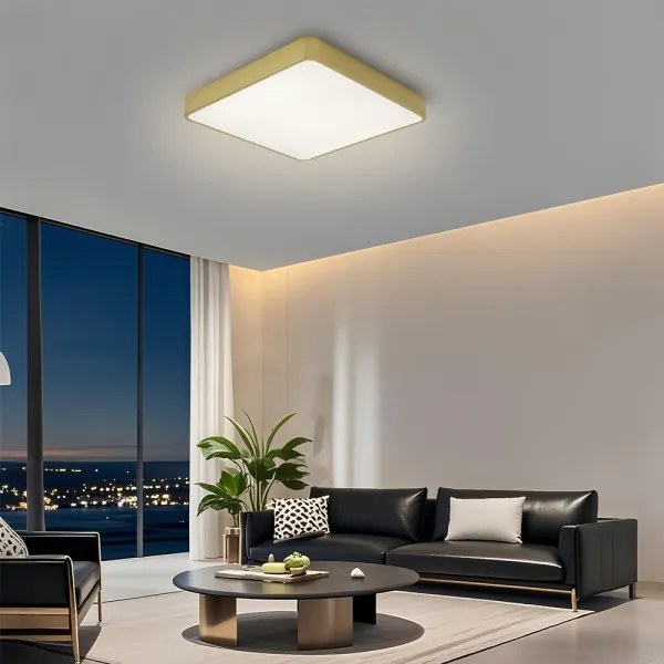 Brilagi - LED stropné svietidlo POOL LED/48W/230V 3000/4000/6000K 50x50 cm zlaté