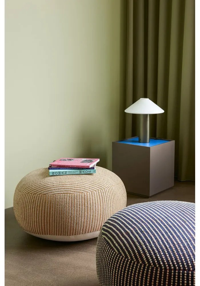 Tmavozelená stolová lampa so skleneným tienidlom (výška 40 cm) Orbit – Hübsch