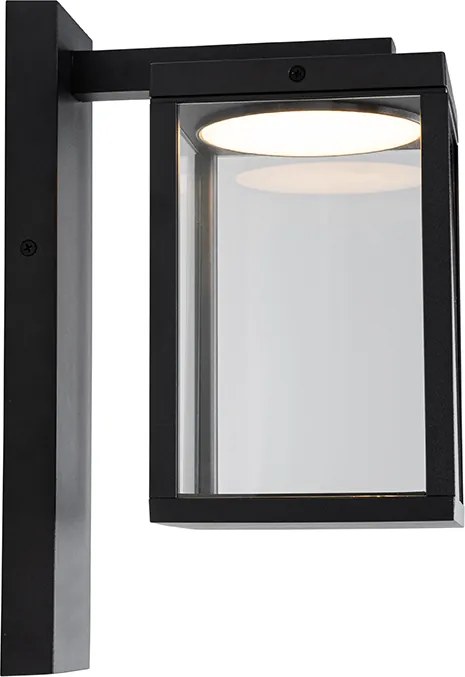 Vonkajšia nástenná lampa čierna vrátane LED IP54 - Ferdinand