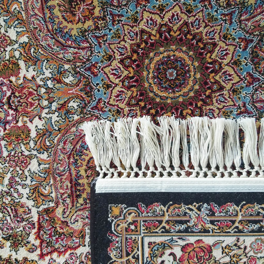 DY Prémiový koberec s exkluzívnym vzorom Pers 08 - modrá Rozmer: 200x300 cm