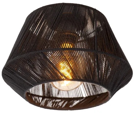 Lucide 10121/30/30 - Stropné svietidlo JESSICA 1xE27/60W/230V čierna