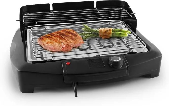 OneConcept Dr. Beef II, 2000W, stolný i stojaci elektrický gril s termostatom