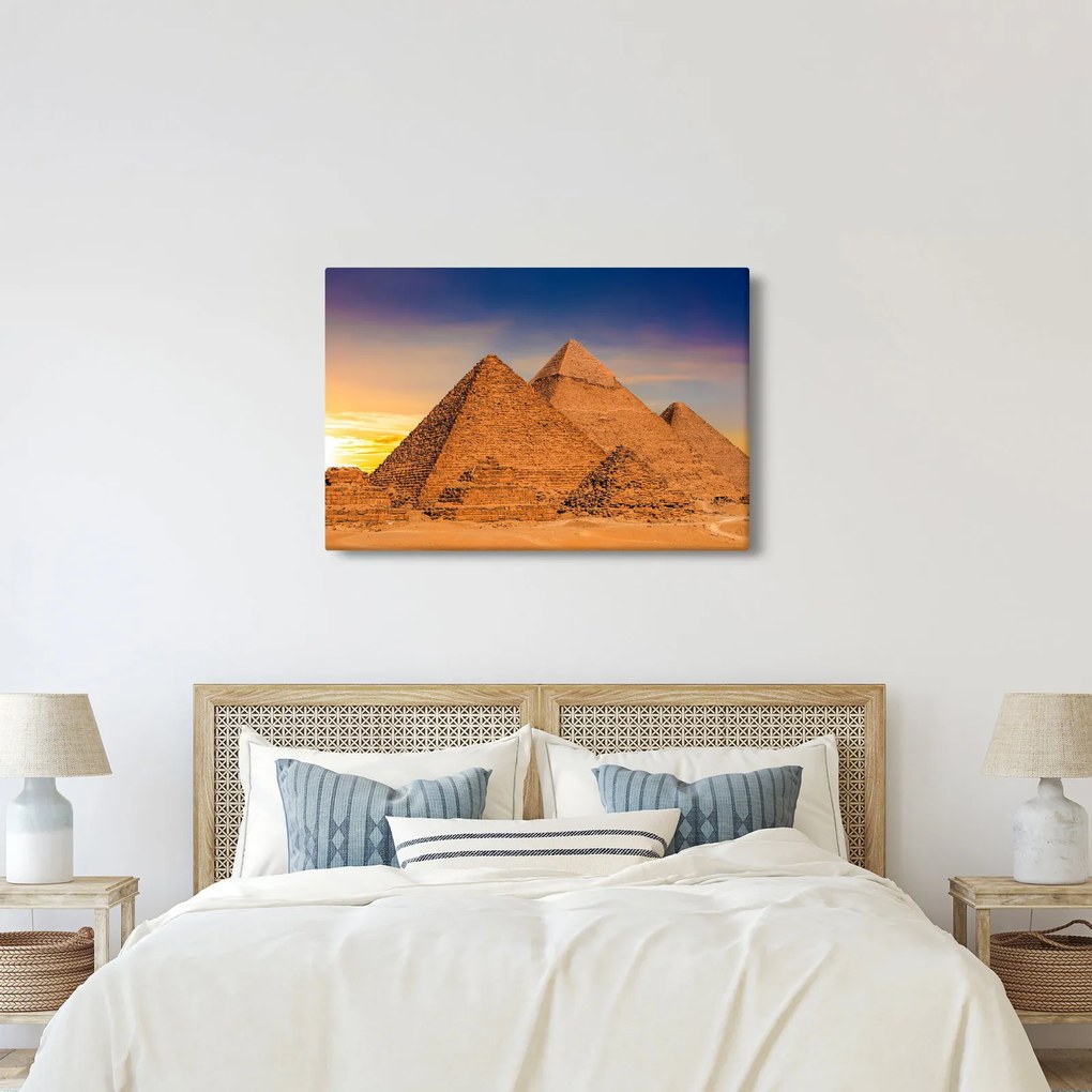 Obraz - Egyptské pyramídy (90x60 cm)