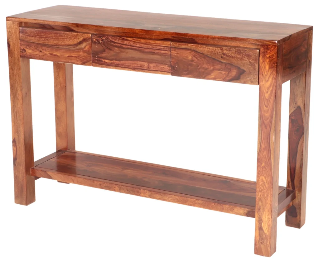 furniture-nabytek.cz - Konzolový stolík drevo palisander 130x76x35