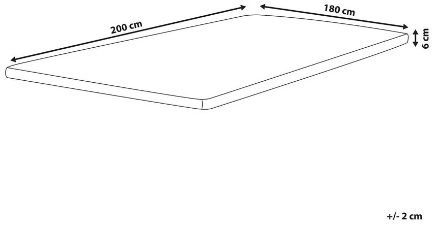 Poťah na matrac 200x180 cm Conby (biela). Vlastná spoľahlivá doprava až k Vám domov. 1011151