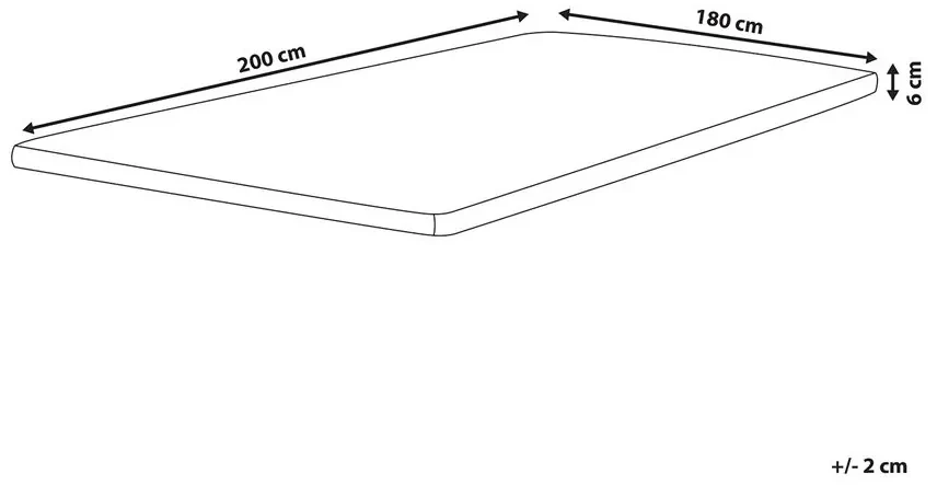 Poťah na matrac 200x180 cm Conby (biela). Vlastná spoľahlivá doprava až k Vám domov. 1011151