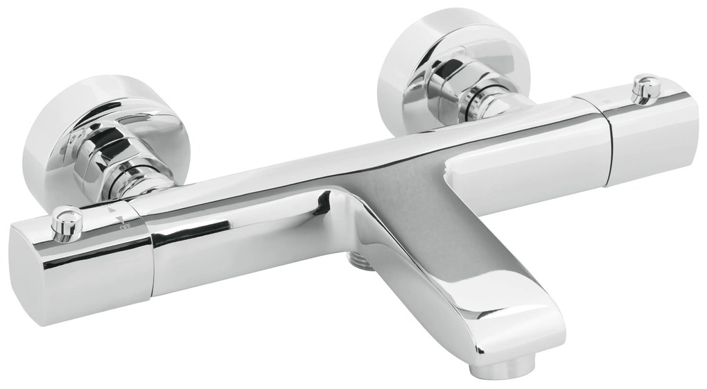 Livarno home Sprchová/Vaňová batéria s termostatom (vaňová batéria, chrómová) (100393709)