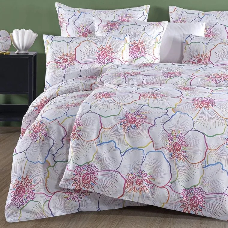 Saténové obliečky  Bloom 140x200/70x90 cm