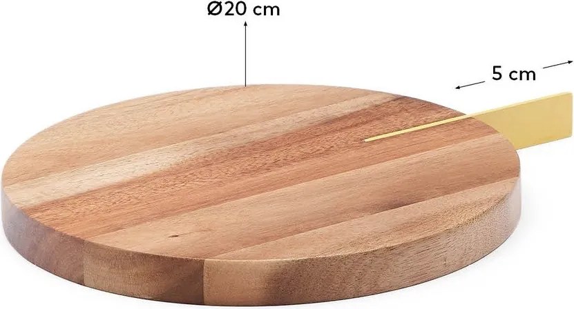 Servírovacia drevená doštička 25 x 20 cm Zairin – Kave Home