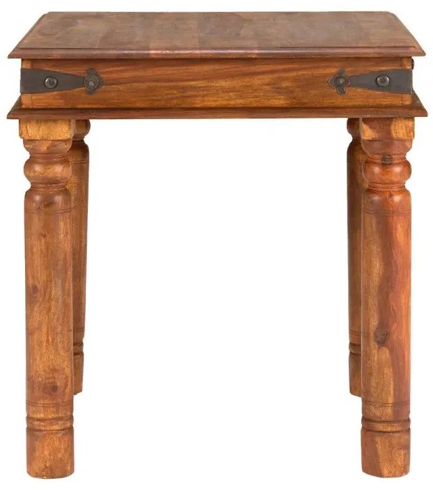 furniture-nabytek.cz - Masivní jídelní stůl Merlin z palisandru, lakovaný, hnědý – 120×80 cm
