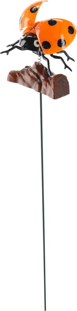 DEKORÁCIA NA VRCH Kvetináča / do záhrady – lienka 10 cm / 50 cm *5344