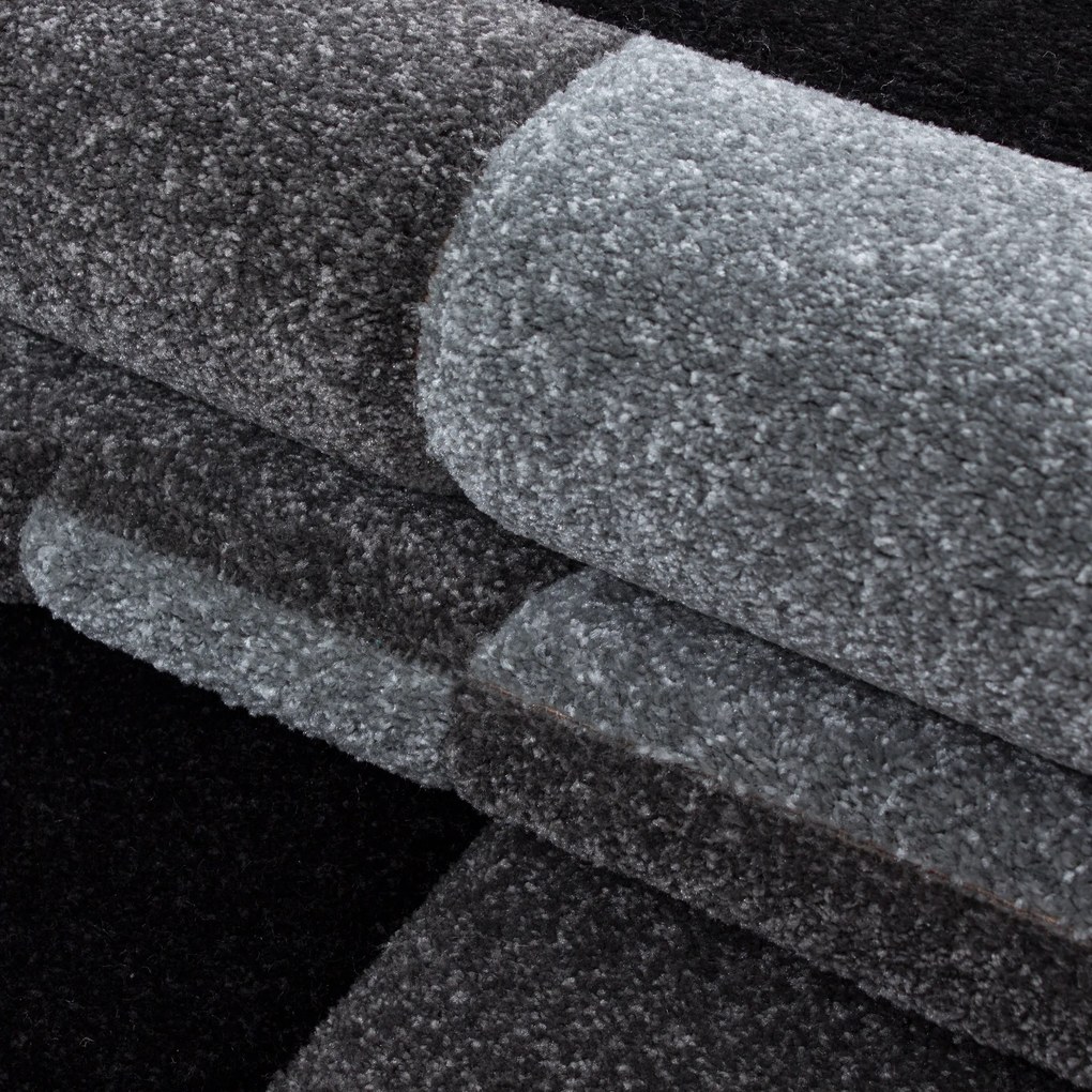 Kusový koberec Hawaii 1310 grey, 200x290, čierna, kancelária, Ayyildiz