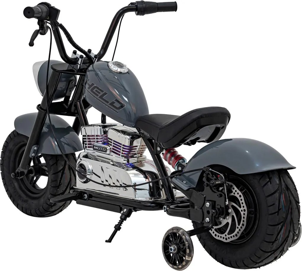 Ramiz Motocykel Chopper Warrior sivý