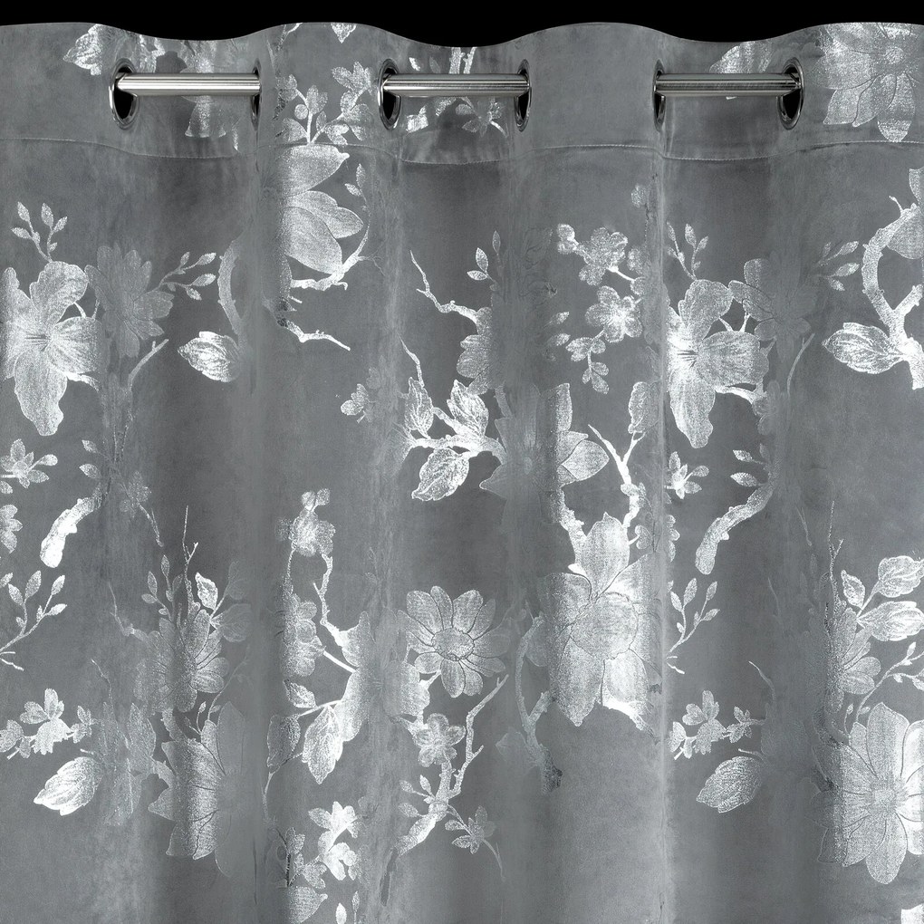 ZATEMŇOVACÍ ZÁVES NA KRÚŽKOCH CELIA 140X250 CM VZOROVANÁ