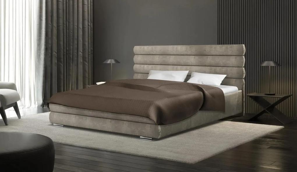Čalúnená posteľ Milo Rozmer: 140x200 cm