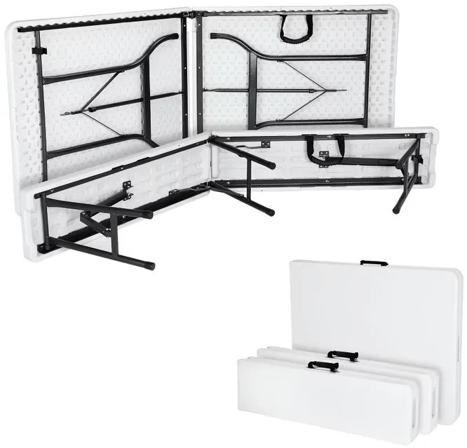 InternetovaZahrada Pivný set 183 cm - biely