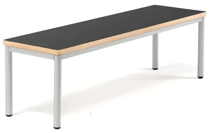 Lavička BURÅS, 1510x420 mm, čierna, stierobná