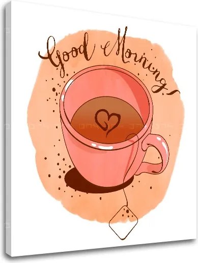 Obraz na stenu s textom Good morning