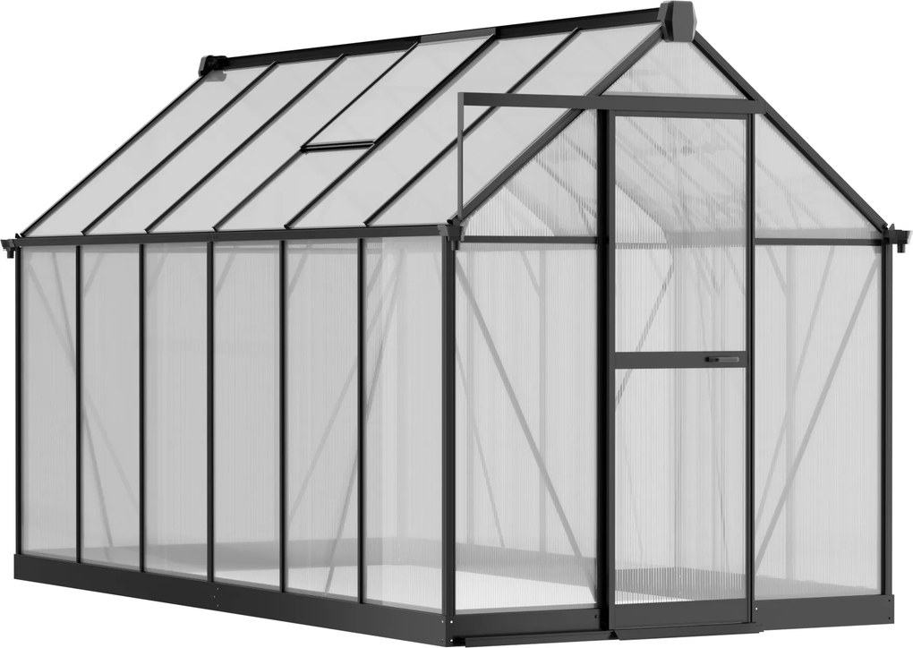 Skleník 210 x 183 x 360 cm, zosilnená konštrukcia, polykarbonát 6 mm