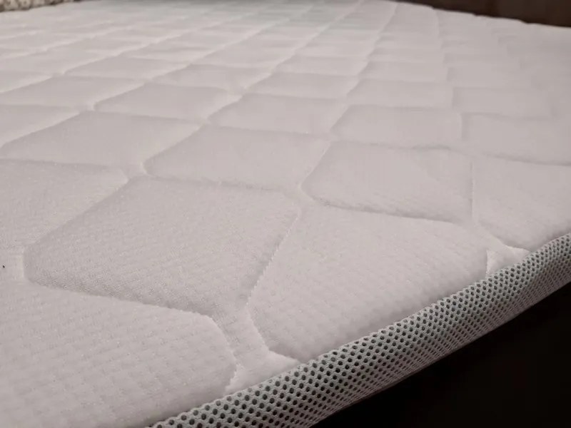 Posteľ boxspring Fresco 180x200 cm, modrá látka