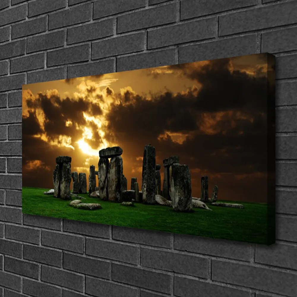 Obraz na plátne Kamene krajina 120x60 cm