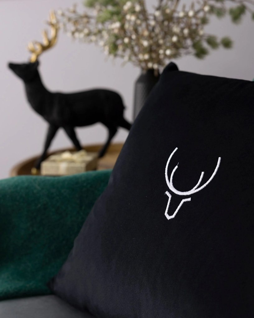 Obliečka na vankúš Reindeer Silhouette 43x43 cm