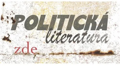 Ceduľa Politická literatúra