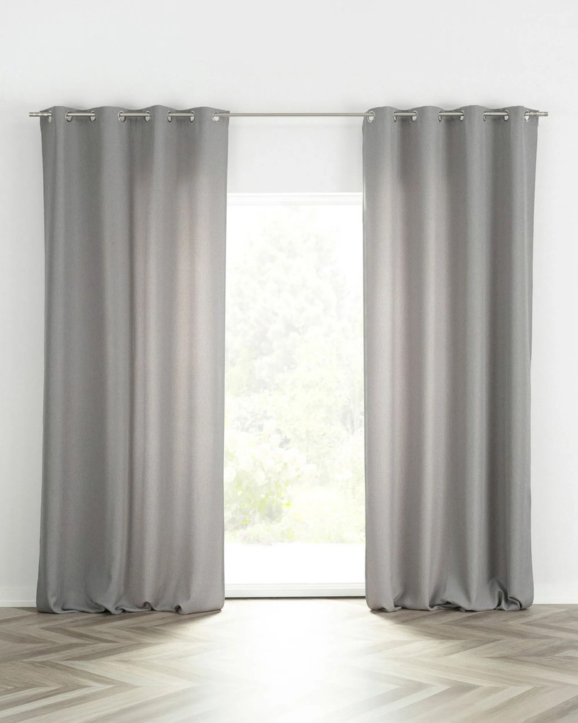 Záves BASIC s kolieskami 140x280 cm holubičia sivy 1 ks.