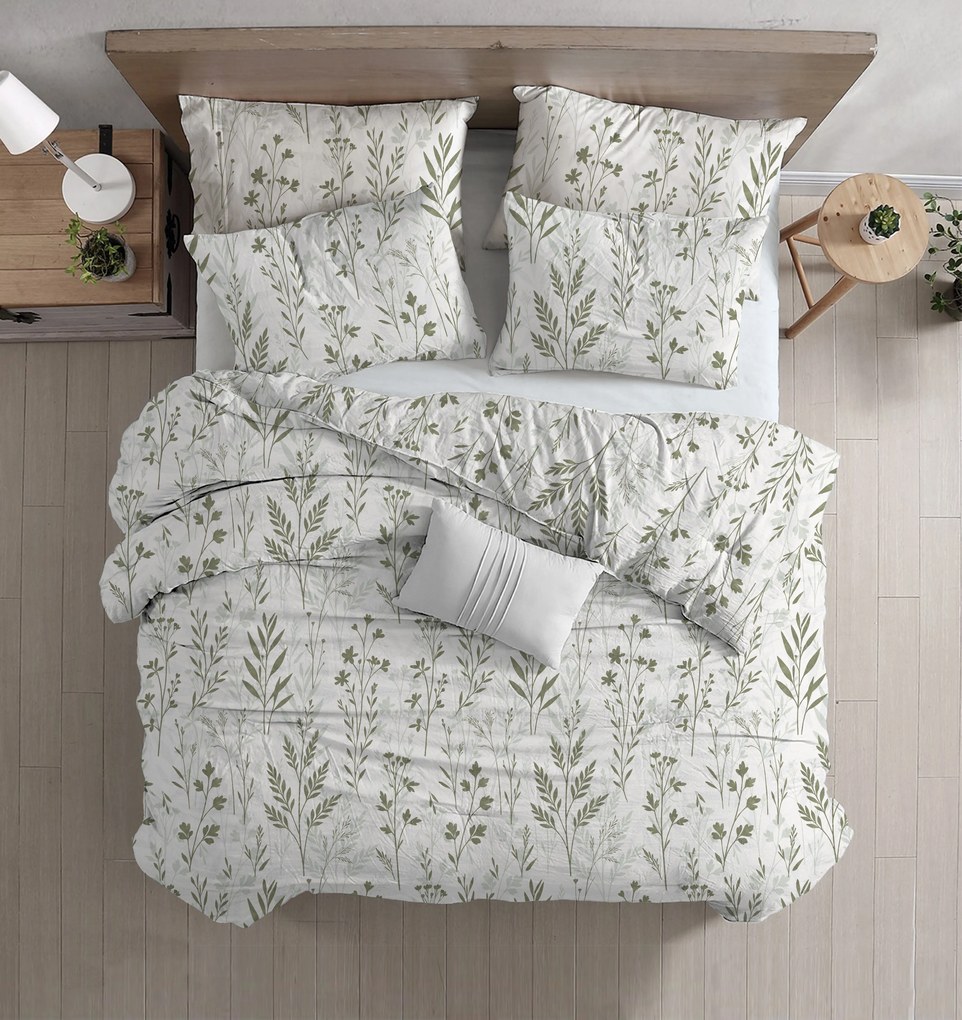 Obliečky z Renforcé bavlny LEAFORA biele Rozmer obliečky: 70 x 90 cm | 140 x 200 cm