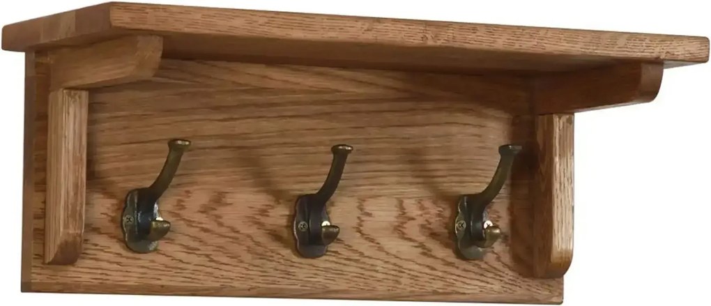 Úzky vešiak s poličkou, 50x20x20 cm