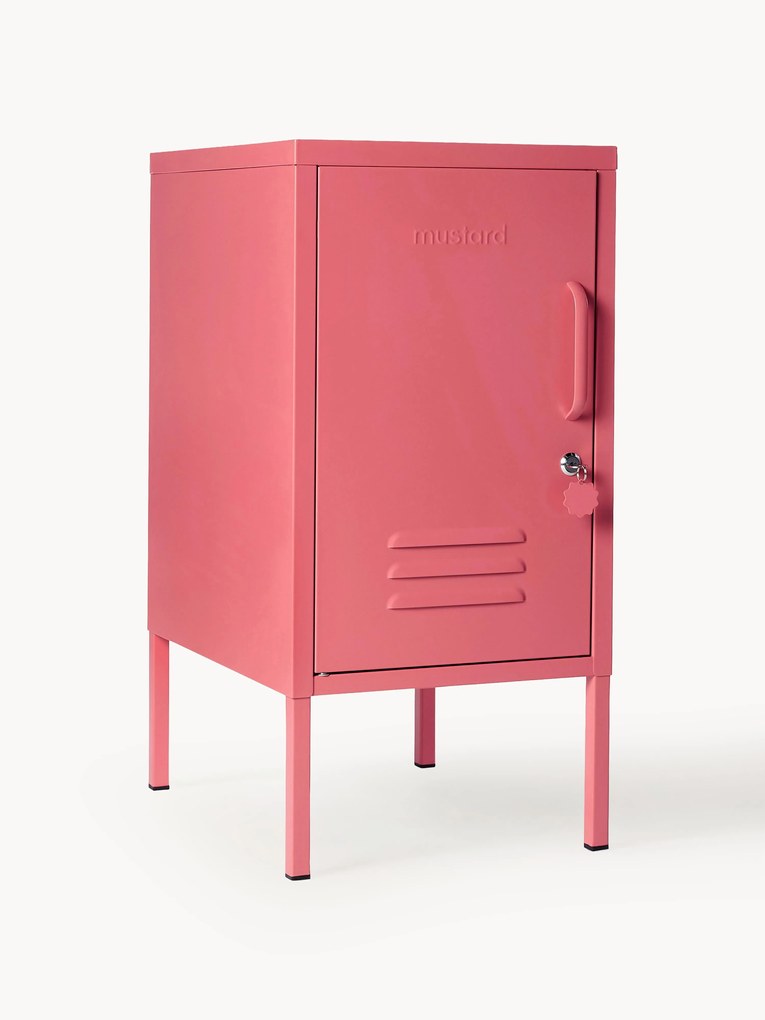 Ľavostranný kovový nočný stolík The Shorty