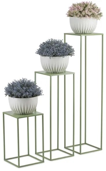 Stojan na kvety 70x24 cm tmavozelená