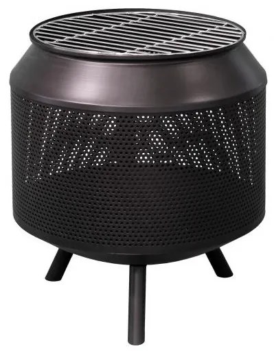 Záhradné bubnové ohnisko s grilom Buschbeck CYCLONE