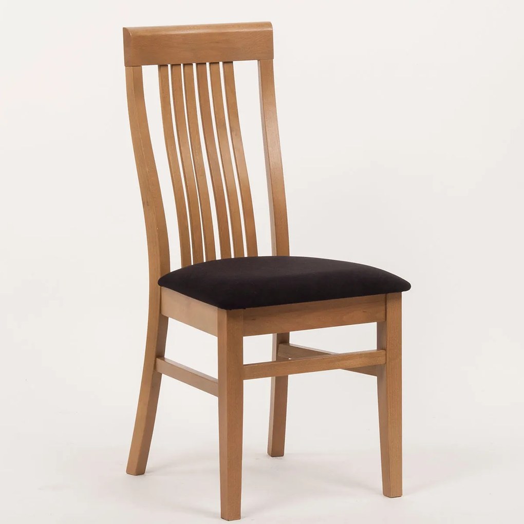 Stima Buková jedálenská stolička Takuna Vyberte odtieň ->: Tmavo hnedá, Vyberte látku ->: VELVET terracota 44