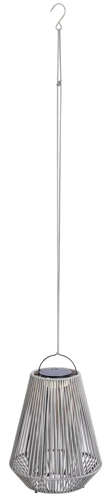 Bohemian stolná lampa sivá vrátane LED 3-stupňové stmievanie IP54 Solárne nabíjanie - Duca