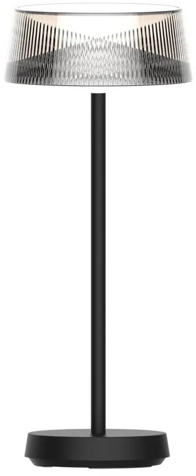 LED Stmievateľná stolná lampa CASABLANCA LED/3,4W/5V USB 3600 mAh IP44 čierna