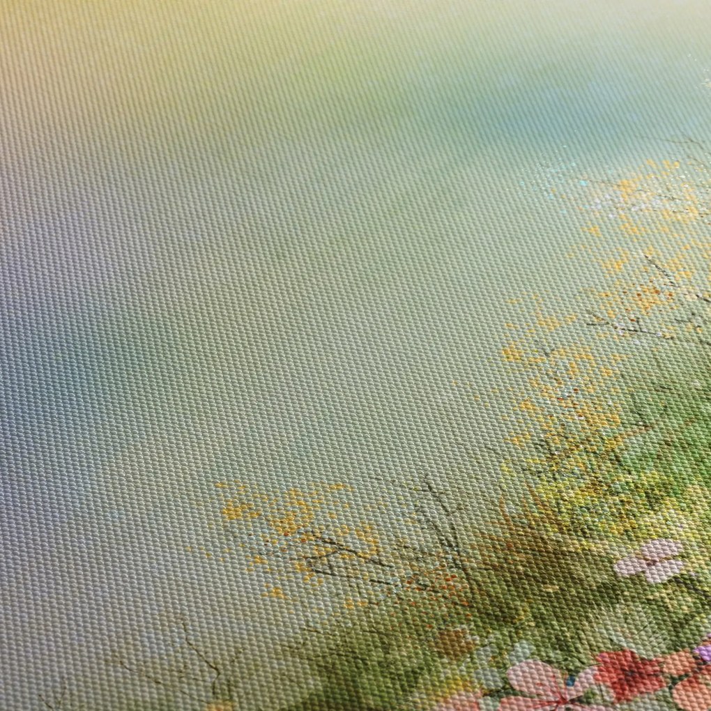 Obraz - Maľovaná lúka 2 (70x50 cm)